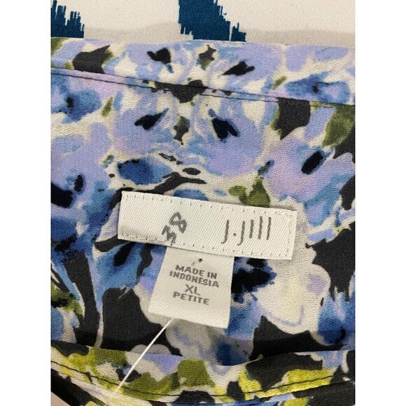 NWT J. Jill Women's Granite Watery Bloom Sleeveless Dress - XLP - Picture 8 of 12